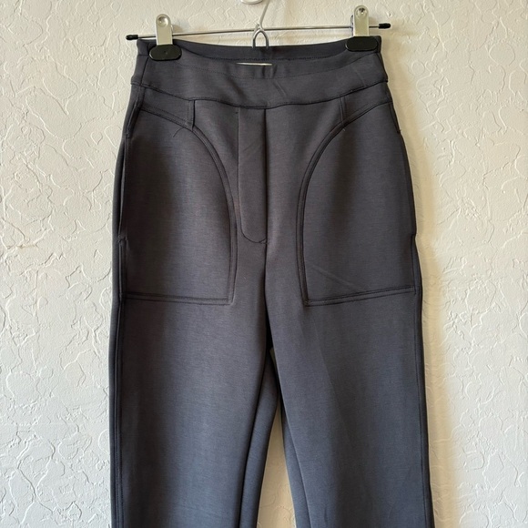 Chelsea & Violet Charcoal High Waist Extra Flare Bell Bottom Pants Festival XS - Picture 3 of 14